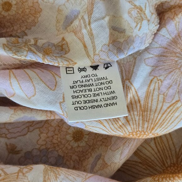 Tularosa Aurora Off-Shoulder Floral Smocked Waist Mini Dress Small NWOT $198 - Picture 17 of 17